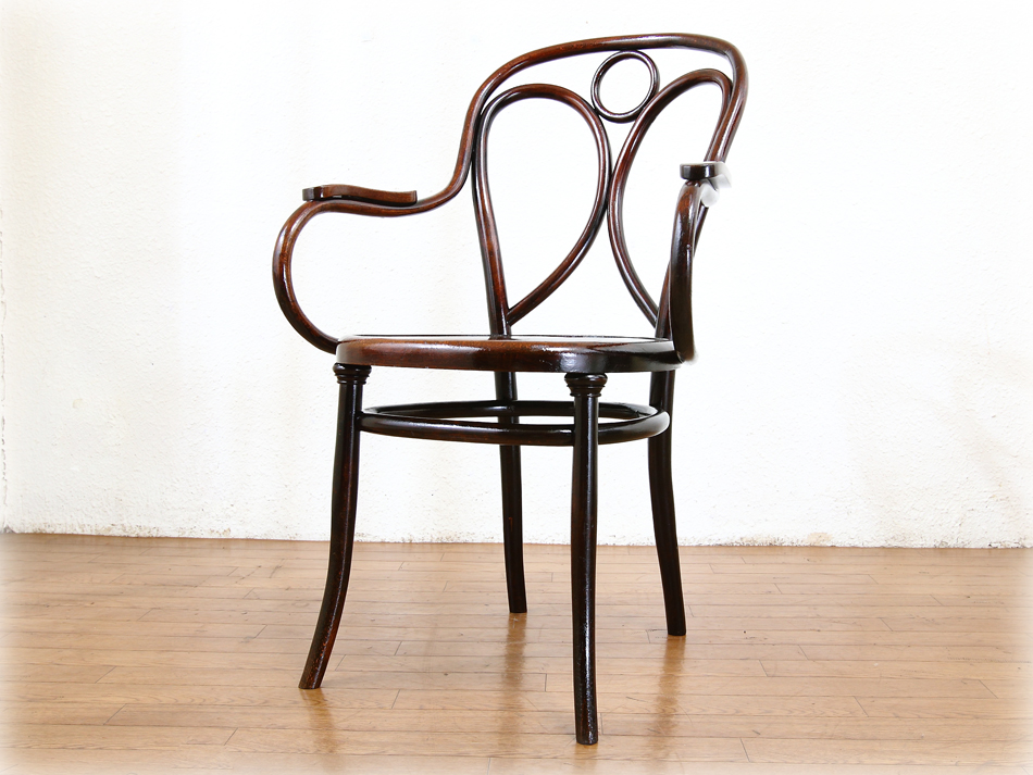 THONET ベントウッドNo19エンジェルバックアームチェア